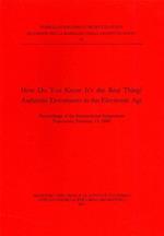 How do you know it's the real thing? Authentic documents in the electronic age. Proceedings of the International symposium (Vancouver, 2000). Ediz. italiana e ingles