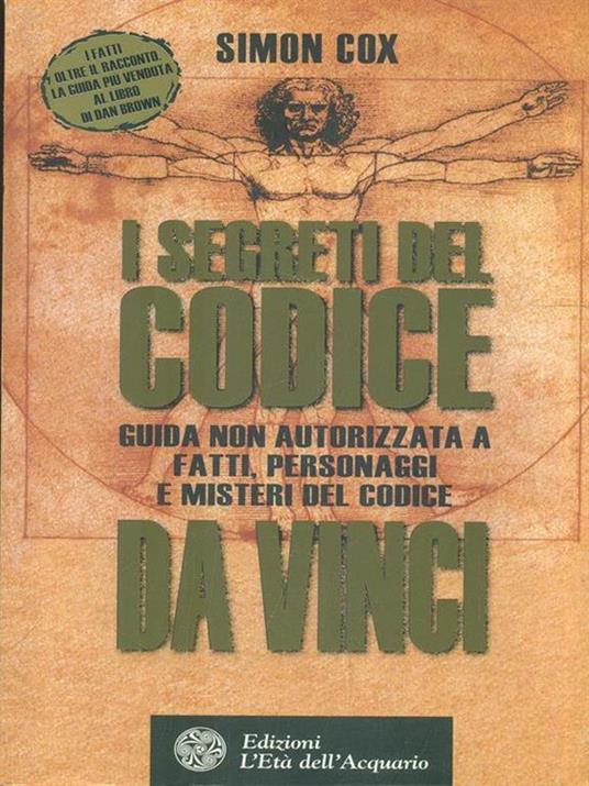I segreti del Codice da Vinci. Guida non autorizzata a fatti, personaggi e misteri del Codice da Vinci - Simon Cox - copertina
