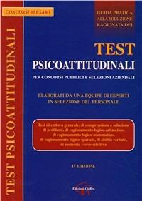 Test psicoattitudinali - copertina