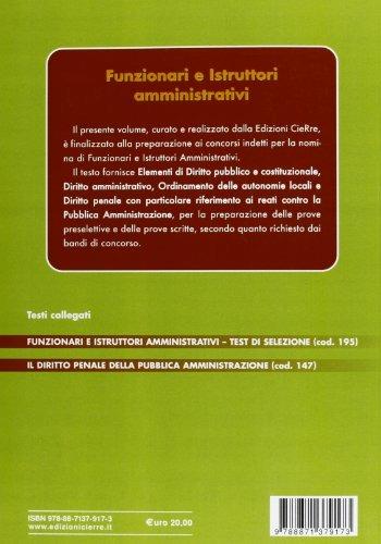 Manuale per i concorsi a funzionari e istruttori amministrativi - 2
