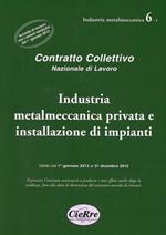 CCNL industria metalmeccanica privata e installazione di impianti