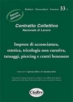 CCNL acconciatura, estetica, tricologia non curativa, tatuaggio, piercing e centri benessere