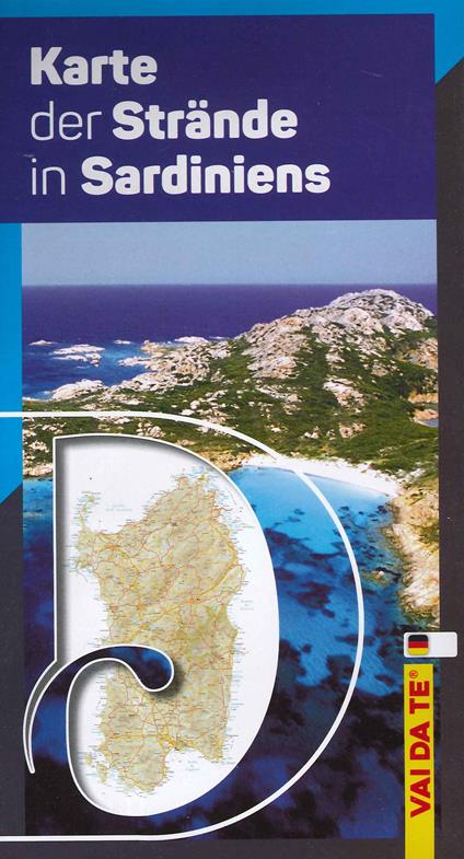 Carta delle spiagge della Sardegna. Ediz. tedesca - copertina