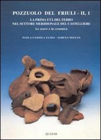 Pozzuolo del Friuli. Vol. 2\1: La prima età del ferro nel settore meridionale del castelliere. Lo scavo e la ceramica. - Paola Cassola Guida,Serena Mizzan - copertina