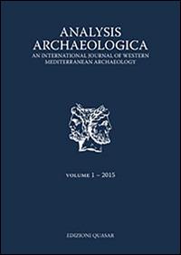 Analysis archaeologica. An international journal of western mediterranean archaeology. Ediz. inglese e italiana. Vol. 1 - copertina