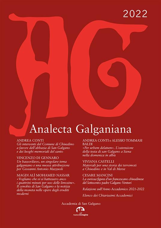 Analecta Galganiana (2022) - copertina
