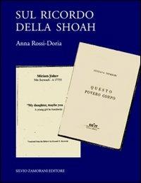 Sul ricordo della Shoah - Anna Rossi Doria - copertina
