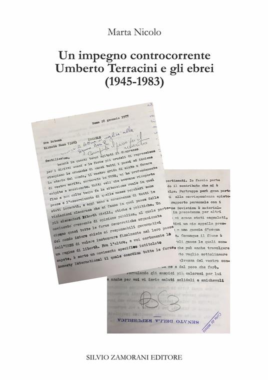 Un impegno controcorrente. Umberto Terracini e gli ebrei (1945-1983) - Marta Nicolo - copertina