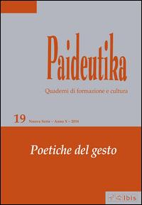 Paideutika. Vol. 19: Poetiche del gesto - copertina
