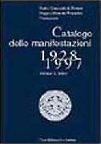 Teatro comunale di Firenze, Maggio musicale fiorentino. Catalogo delle manifestazioni (1928-1997) - copertina
