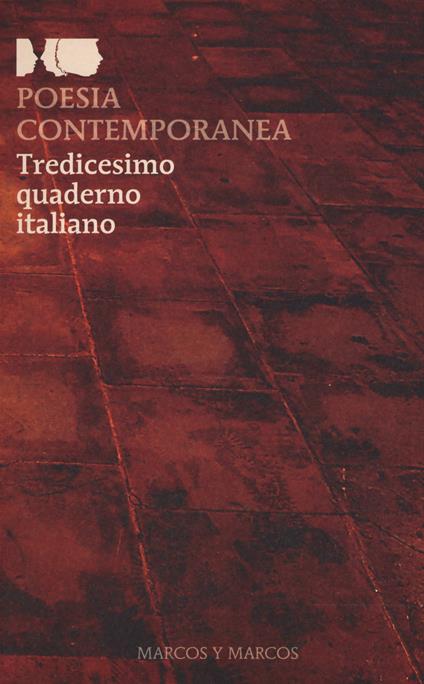 Poesia contemporanea. Tredicesimo quaderno italiano - copertina