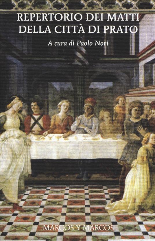 Repertorio dei matti della città di Prato - copertina