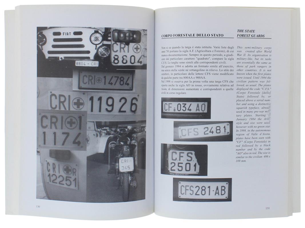 Un secolo di targhe. La storia delle targhe automobilistiche italiane. Ediz. italiana e inglese