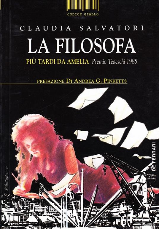 La filosofa. Più tardi da Amelia - Claudia Salvatori - copertina