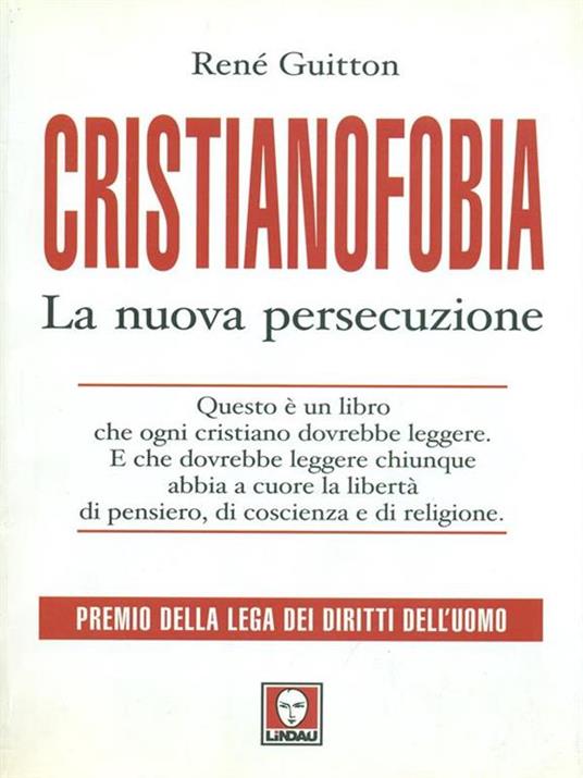 Cristianofobia. La nuova persecuzione - René Guitton - copertina