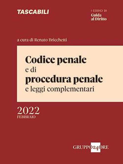 Codice penale e di procedura penale e leggi complementari - copertina