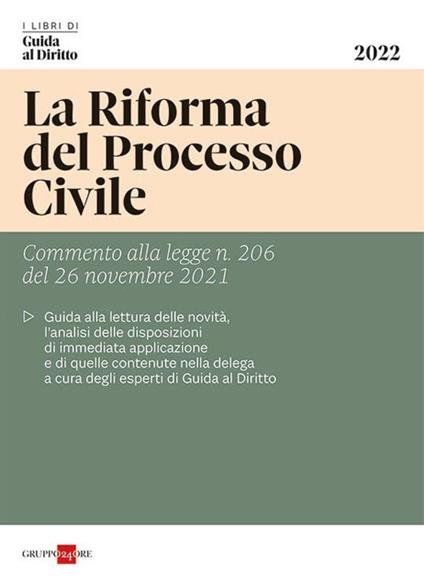 La riforma del processo civile 2022 - copertina