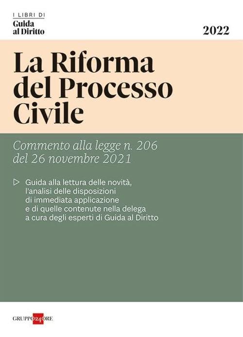 La riforma del processo civile 2022 - copertina