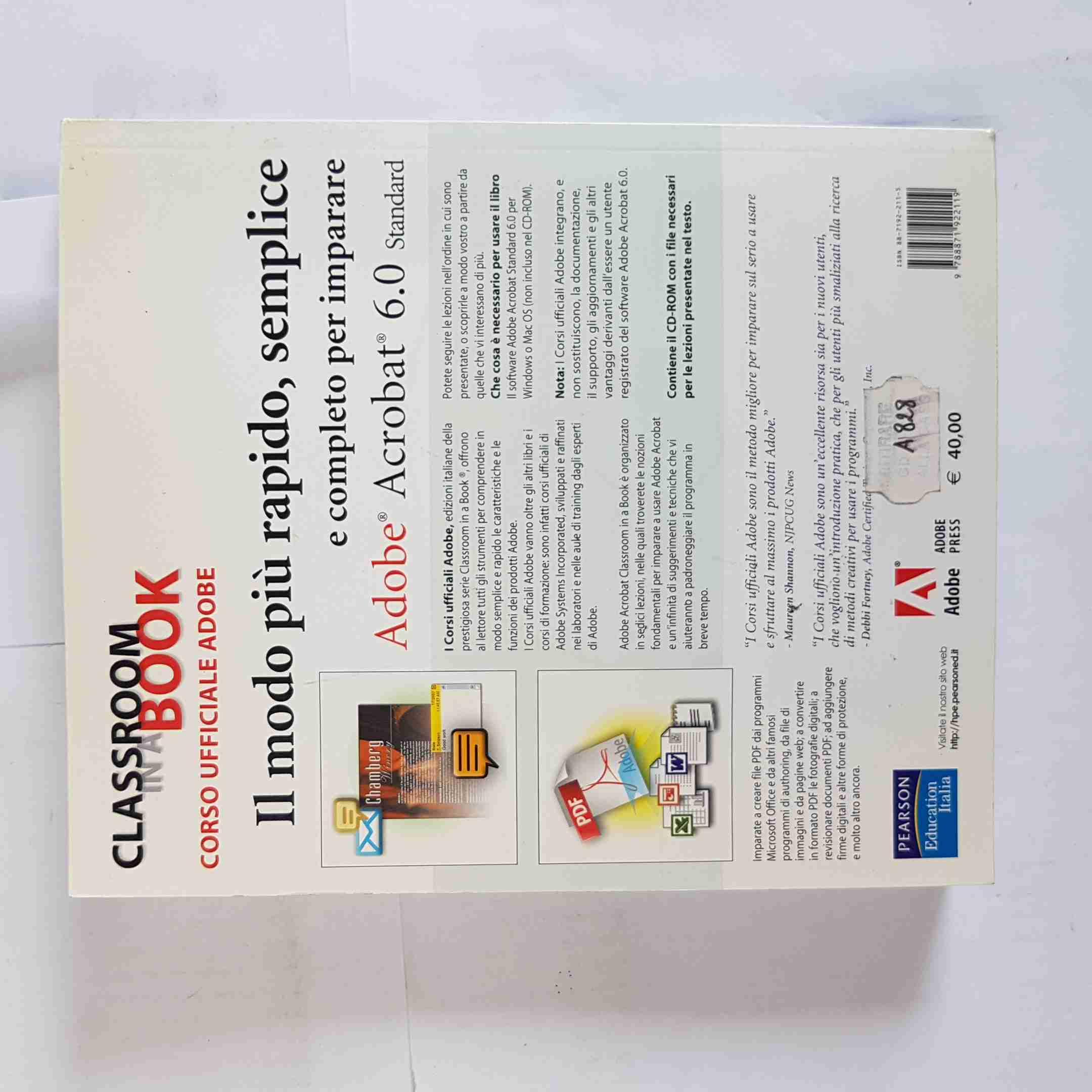 Adobe Acrobat 6.0. Corso ufficiale Adobe. Con CD-ROM