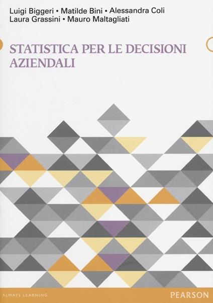 Statistica per le decisioni aziendali - copertina