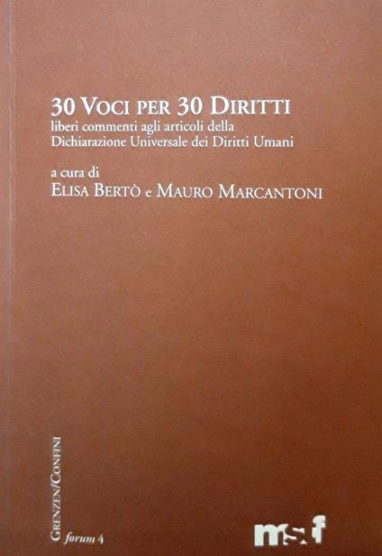 30 voci per 30 diritti - copertina