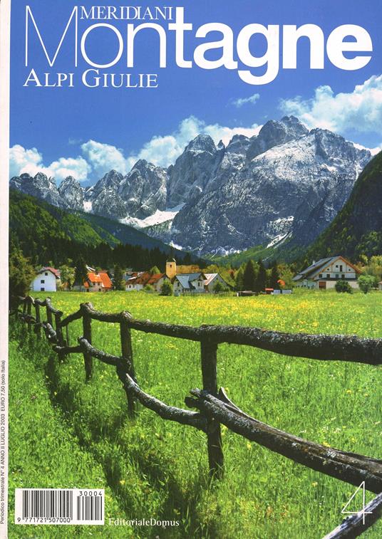 Alpi Giulie. Con Carta geografica ripiegata - copertina
