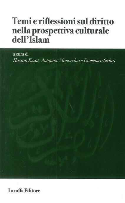 Temi e riflessioni sul diritto nella prospettiva culturale dell'Islam - copertina
