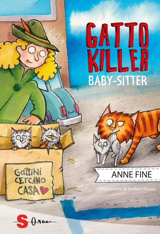 Gatto killer baby-sitter - Anne Fine - copertina