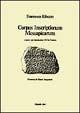 Libro Corpus inscriptionum messapicarum Francesco Ribezzo
