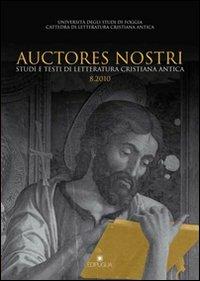 Auctores nostri. Studi e testi di letteratura cristiana antica (2010). Vol. 8 - copertina