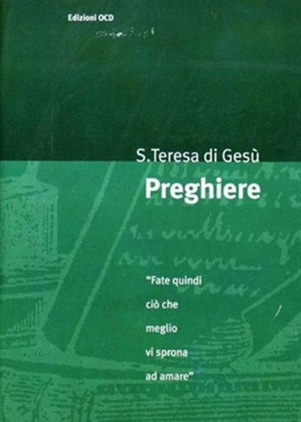 Preghiere - Teresa Di Gesù - copertina