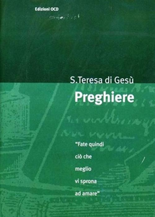 Preghiere - Teresa Di Gesù - copertina