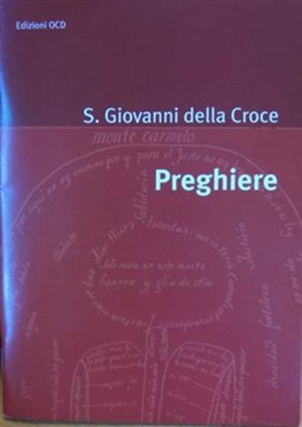 Preghiere - Giovanni della Croce (san) - copertina
