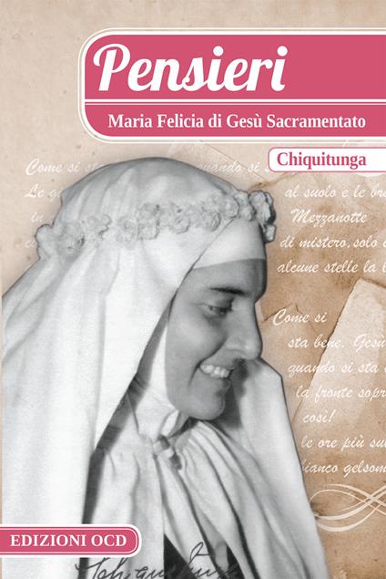 Pensieri - Maria Felicia di Gesù Sacramentato - copertina