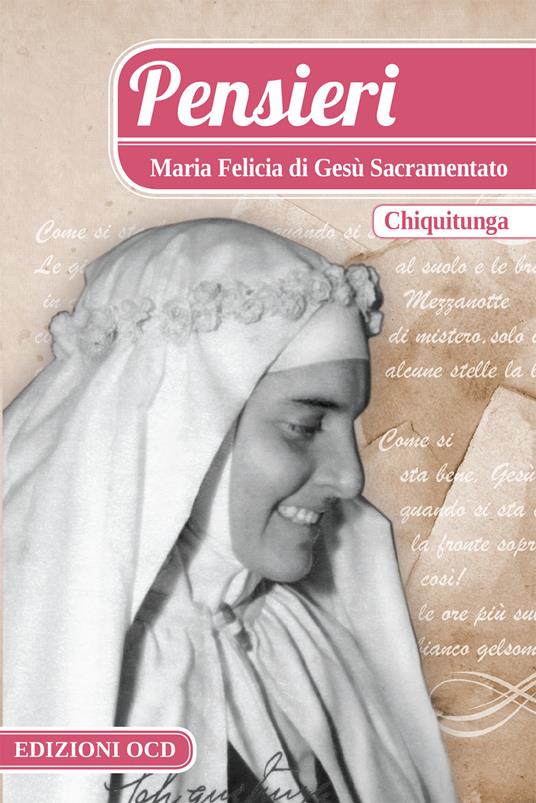 Pensieri - Maria Felicia di Gesù Sacramentato - copertina
