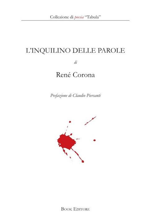 L'inquilino delle parole - René Corona - copertina