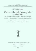 Cours de philosophie de 1886-1887 au lycée Blaise-Pascal de Clermont-Ferrand (Morale-Métaphysique-Histoire de la philosophie)
