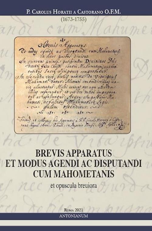 Brevis apparatus et modus agendi ac disputandi cum mahometanis - copertina