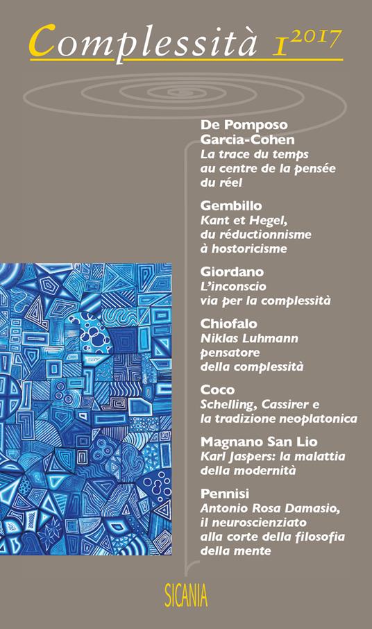 Complessità (2017). Vol. 1 - copertina