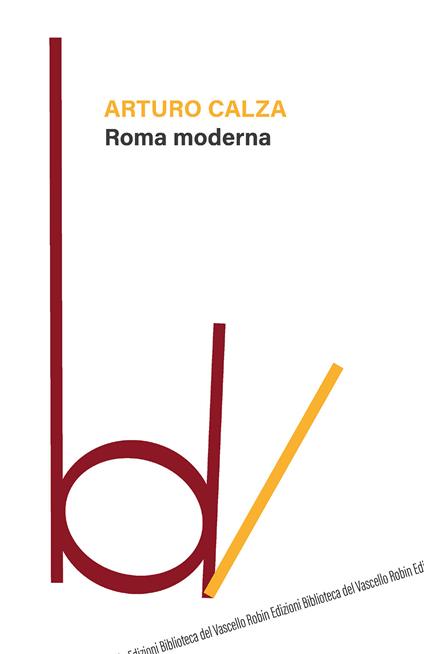 Roma moderna - Arturo Calza - copertina