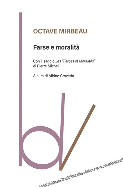 Farse e moralità - Octave Mirbeau - copertina