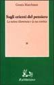 Sugli orienti del pensiero