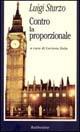 Libro Contro la proporzionale Luigi Sturzo