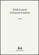 Libro Studi in onore di Gaetano Catalano