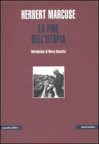 La fine dell'utopia - Herbert Marcuse - copertina