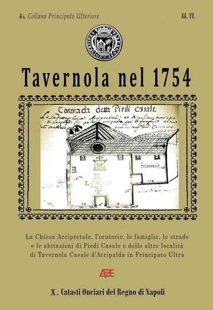 Tavernola nel 1754 (Aiello del Sabato Casale di Atripalda) 10 Catasto Onciario del Regno di Napoli - copertina