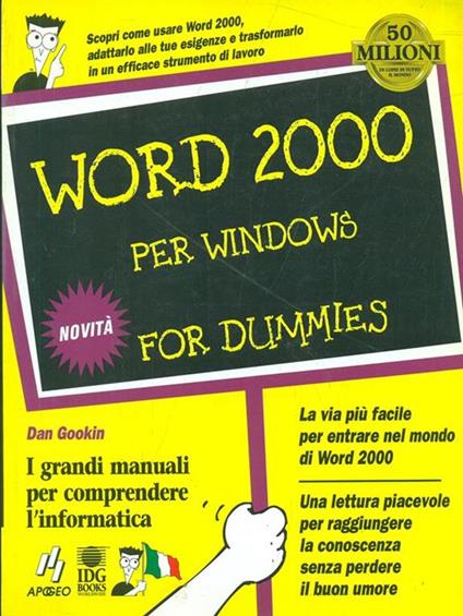 Word 2000 - Dan Gookin - copertina