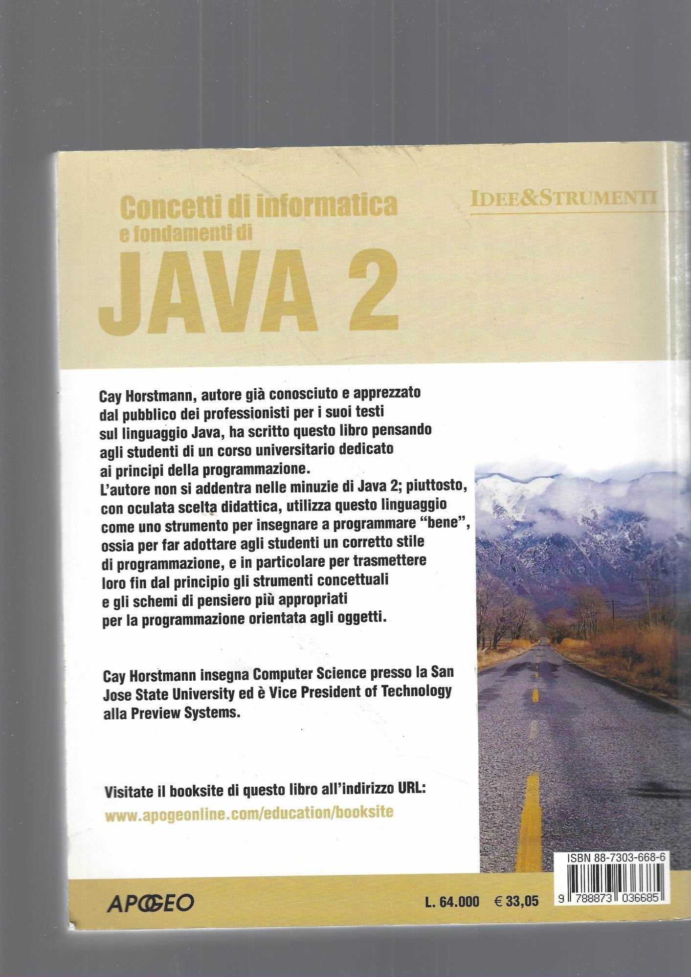 Concetti di informatica e fondamenti di Java 2