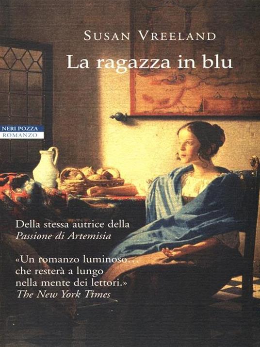La ragazza in blu - Susan Vreeland - copertina