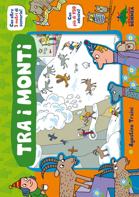 Tra i monti. Con adesivi - Agostino Traini - copertina